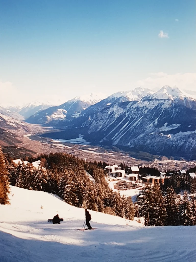 Photo of a ski slope in Crans-Montana