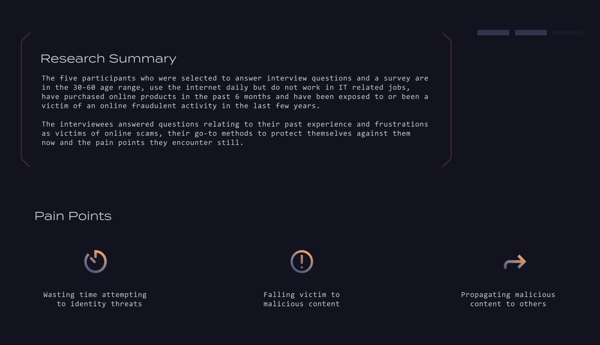 Phishing identification app research summary