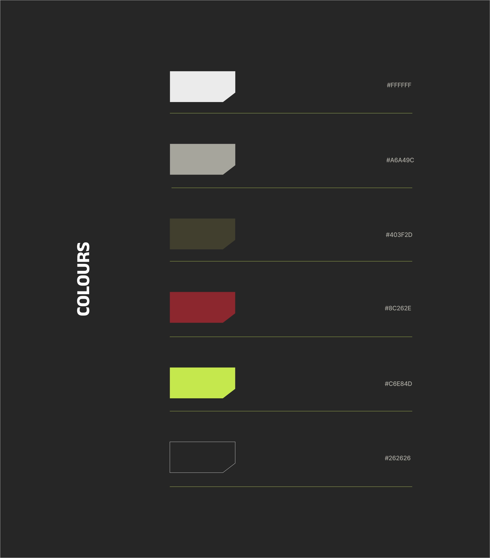 Sportlink colour palette